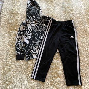3T adidas sweat pant set